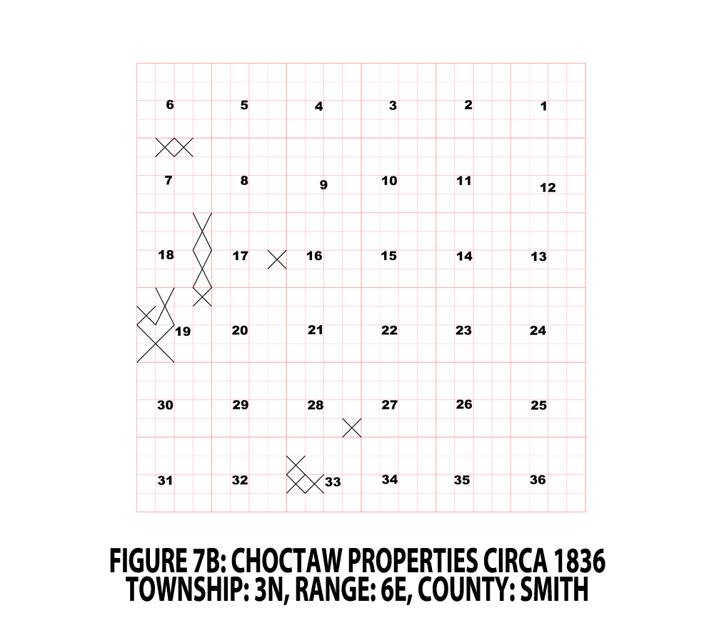 FIGURE 7B - SMITH CO. TOWNSHIP - CHOCTAW PROPERTIES