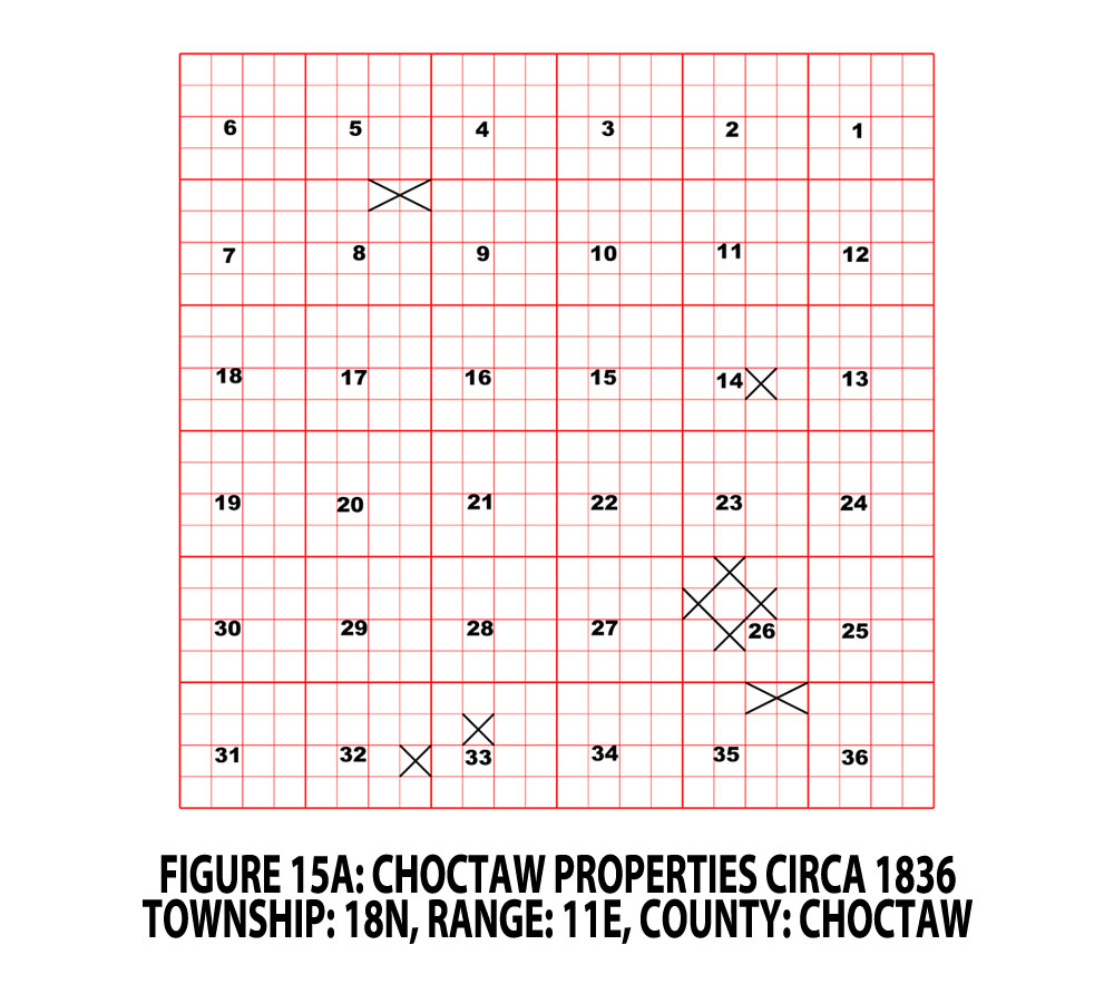 FIGURE 15A - CHOCTAW CO. TOWNSHIP - CHOCTAW PROPERTIES
