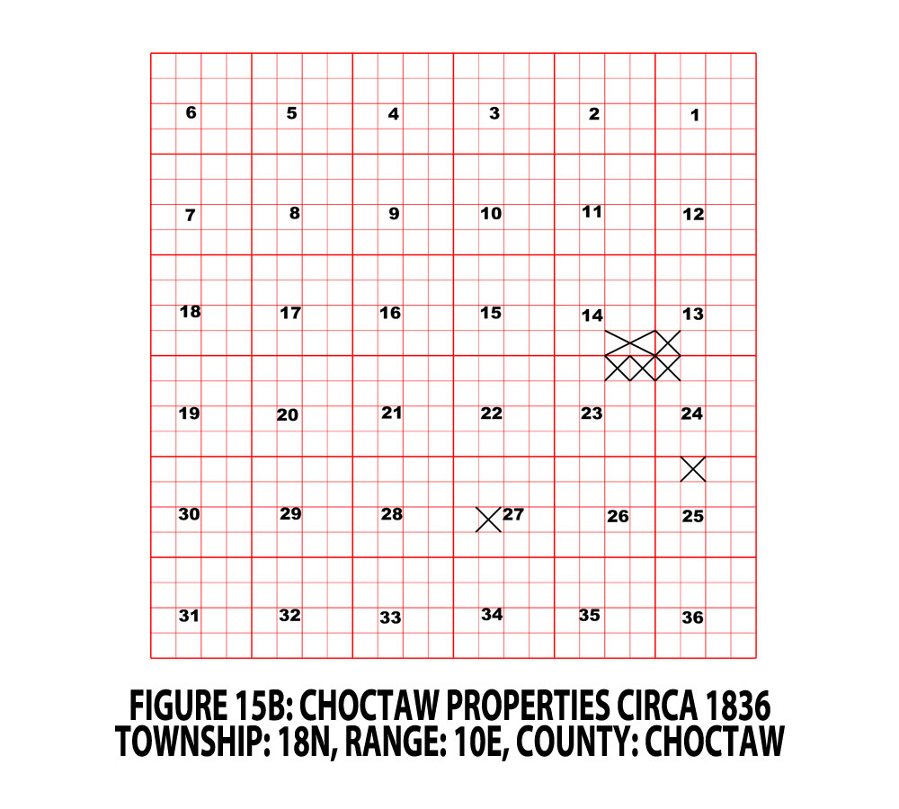 FIGURE 15B - CHOCTAW CO. TOWNSHIP - CHOCTAW PROPERTIES