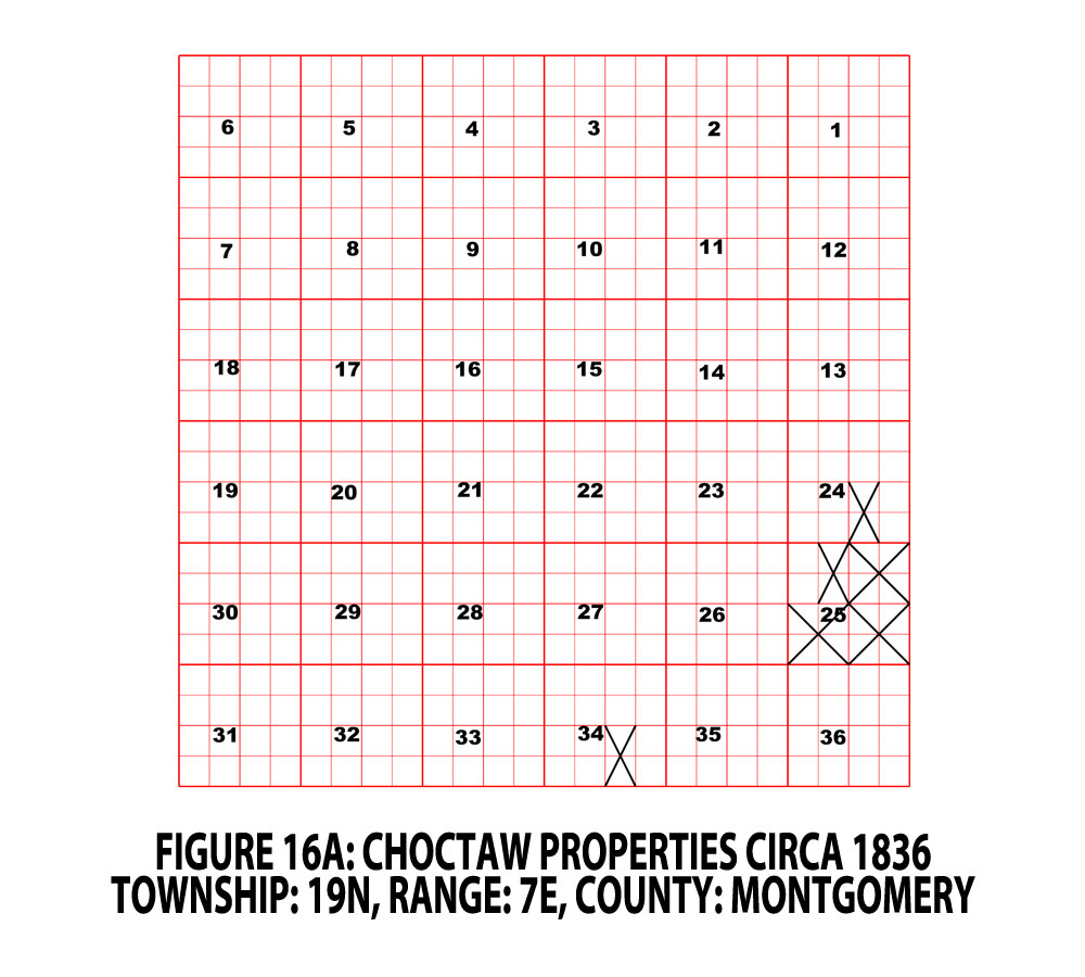 FIGURE 16A - MONTGOMERY CO. TOWNSHIP - CHOCTAW PROPERTIES