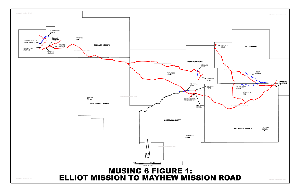 MUSING 6 FIGURE 1 - Elliot Mission to Mayhew Mission Road - CHOCTAW PROPERTIES